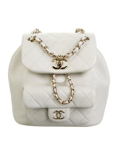 chanel duma backpack white|Chanel duma backpack price.